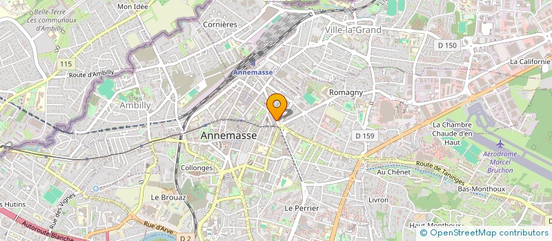 localisation de l'entreprise MONSIEUR SAFET ISTREFI  ANNEMASSE