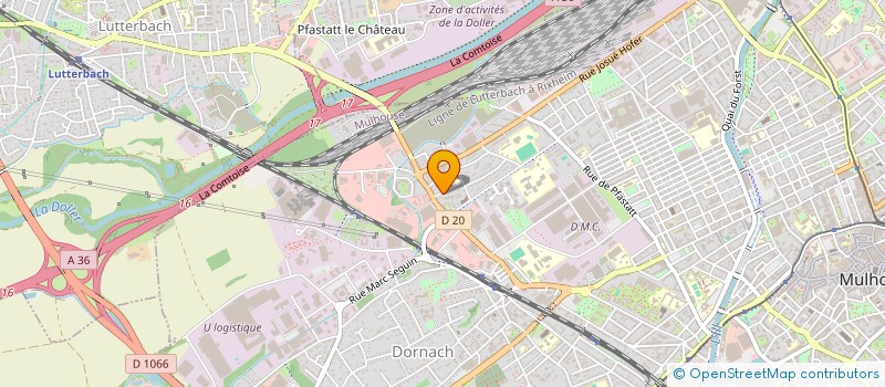 localisation de l'entreprise MONSIEUR SAFFET BATUR  MULHOUSE