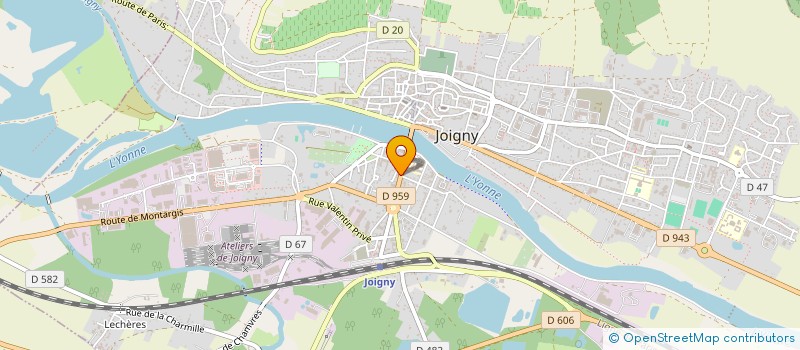 localisation de l'entreprise MONSIEUR SAFI BERTAL à JOIGNY