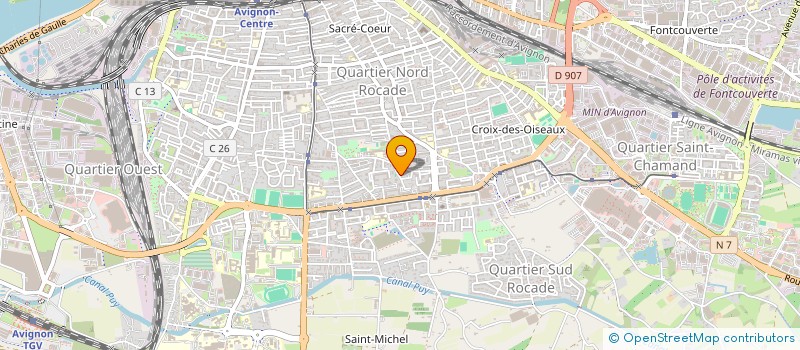 localisation de l'entreprise MONSIEUR SAFI-DIN LOUNISSA  AVIGNON