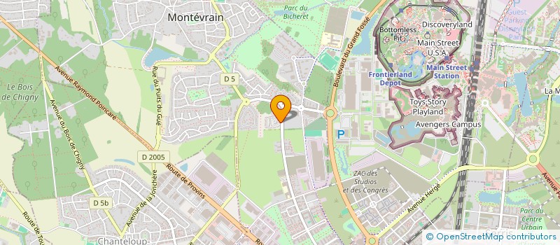 localisation de l'entreprise MONSIEUR SAFI FARMANULLAH  MONTEVRAIN