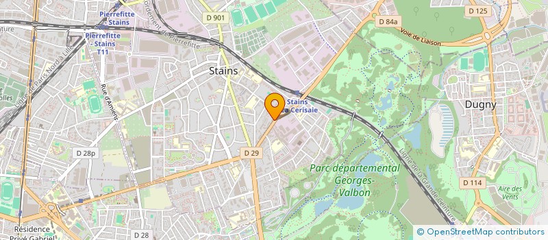 localisation de l'entreprise MONSIEUR SAFI ULLAH à STAINS