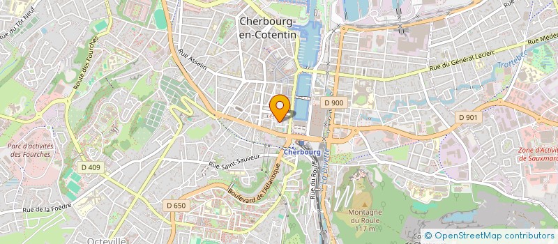 localisation de l'entreprise MONSIEUR SAFIOULAH URIA KHOIL  CHERBOURG-EN-COTENTIN