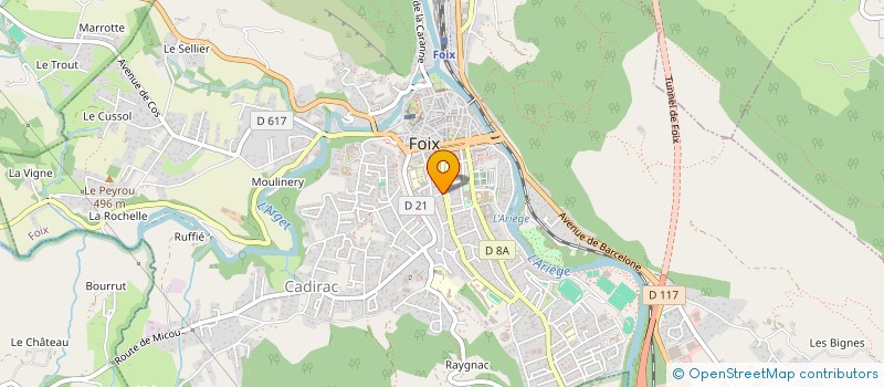 localisation de l'entreprise MONSIEUR SAFIR NISAR  FOIX