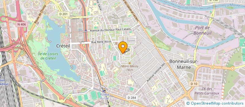 localisation de l'entreprise MONSIEUR SAFIR REZZOUG  CRETEIL