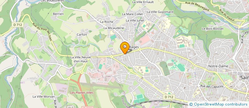 localisation de l'entreprise MONSIEUR SAFIULLAH RAJABI à SAINT-BRIEUC