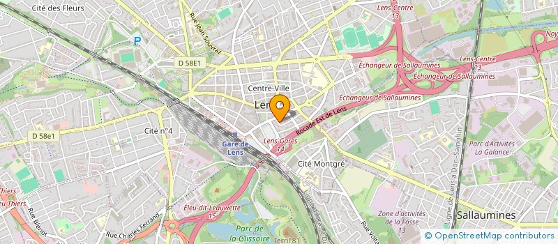 localisation de l'entreprise MONSIEUR SAFOUAN BEN DAOUED  LENS