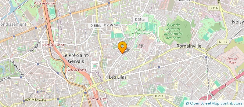 localisation de l'entreprise MONSIEUR SAFOUANE AZZABI à LES LILAS