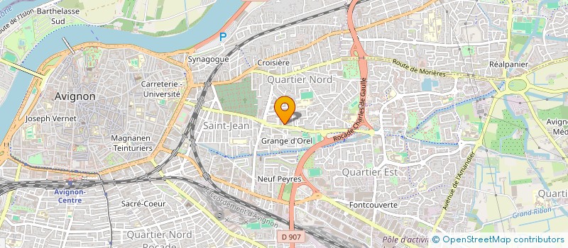 localisation de l'entreprise MONSIEUR SAFOUANE BOUKACHABIA  AVIGNON