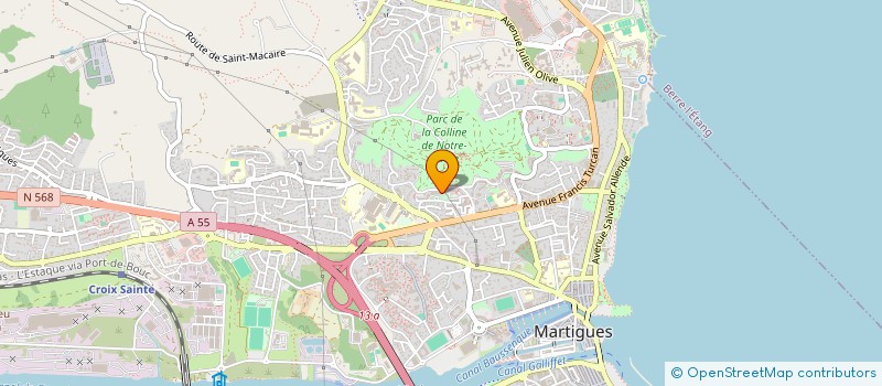 localisation de l'entreprise MONSIEUR SAFOUANE CHERNI  MARTIGUES