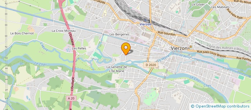 localisation de l'entreprise MONSIEUR SAFOUANE CHOUIKHA  VIERZON