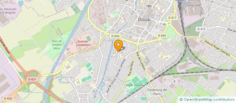 localisation de l'entreprise MONSIEUR SAFOUANE JBARA  DOUAI