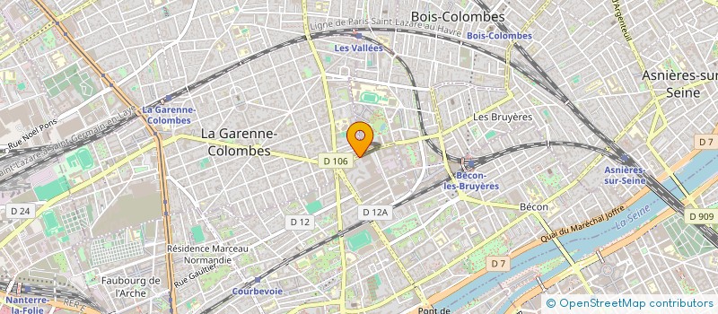 localisation de l'entreprise MONSIEUR SAFOUENE BEN JEZIA à COURBEVOIE