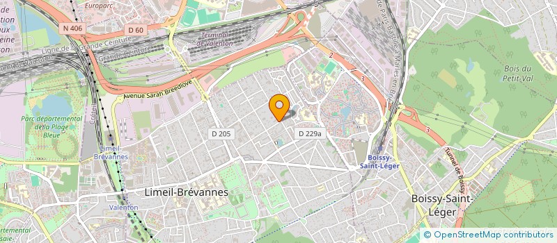 localisation de l'entreprise MONSIEUR SAFWANE EL KAOUTAR  LIMEIL-BREVANNES