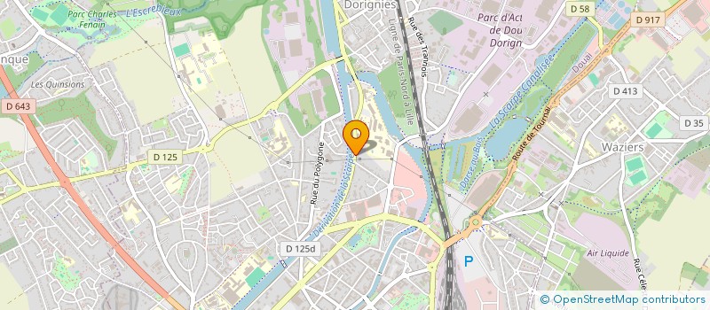 localisation de l'entreprise MONSIEUR SAFWANE JAWADI  DOUAI