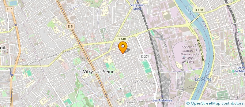 localisation de l'entreprise MONSIEUR SAFWEN BEN JAAFAR  VITRY-SUR-SEINE