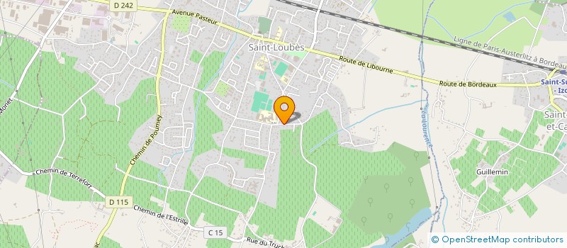 localisation de l'entreprise MONSIEUR SAGA BAMBARA  SAINT-LOUBES