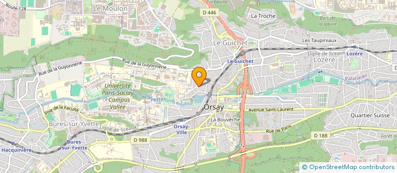 localisation de l'entreprise MONSIEUR SAGA OUIYA à ORSAY