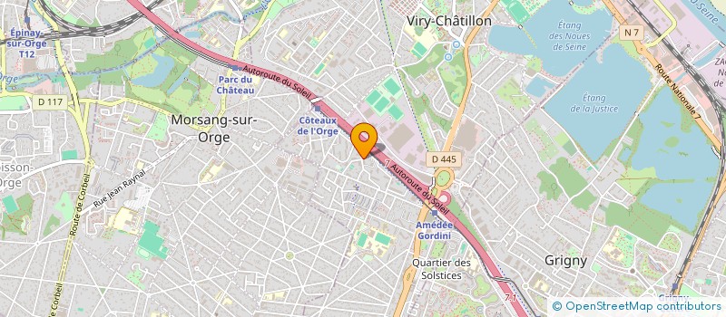 localisation de l'entreprise MONSIEUR SAGAF ABOUDOU à VIRY-CHATILLON