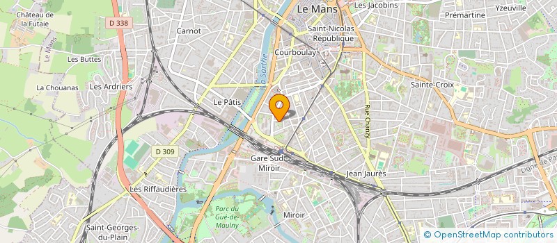 localisation de l'entreprise MONSIEUR SAGE SOUZA  LE MANS