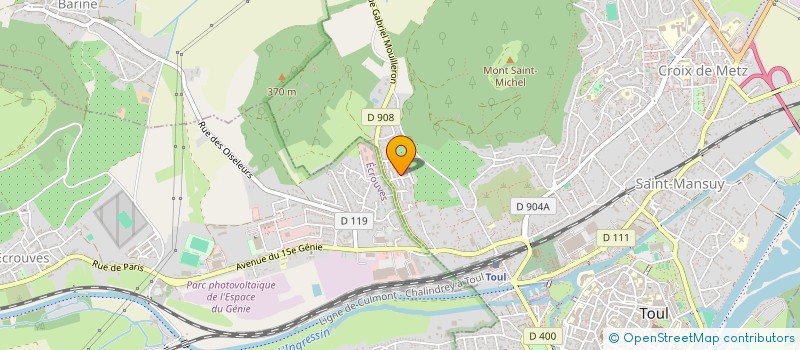 localisation de l'entreprise MONSIEUR SAGED BENSALEM  TOUL