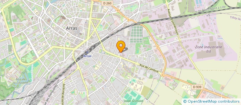 localisation de l'entreprise MONSIEUR SAGISSE BICAL MIEKOUMOUTIMA à ARRAS
