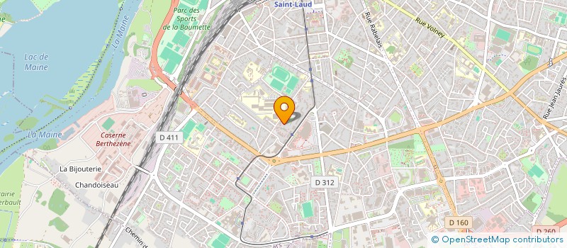 localisation de l'entreprise MONSIEUR SAGNAN KABA à ANGERS