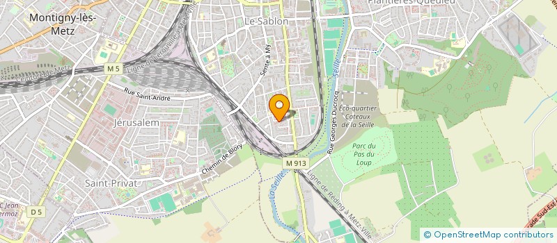 localisation de l'entreprise MONSIEUR SAHAIL TAJIK  METZ