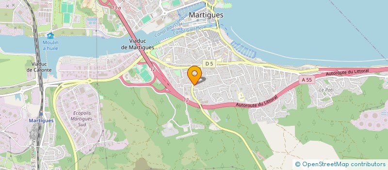 localisation de l'entreprise MONSIEUR SAHAK ARABYAN à MARTIGUES