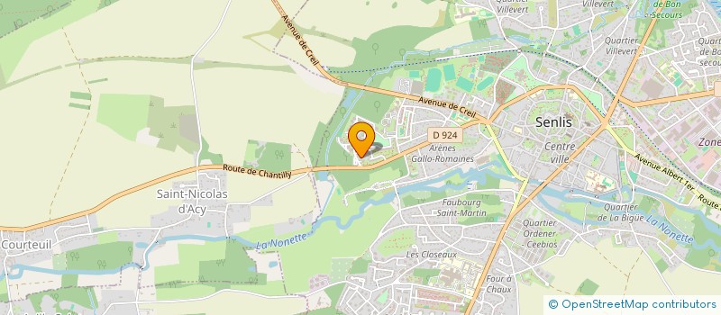 localisation de l'entreprise MONSIEUR SAHAP ULKER  SENLIS