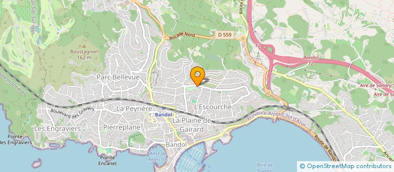 localisation de l'entreprise MONSIEUR SAHAR BEN HAMIDA à BANDOL