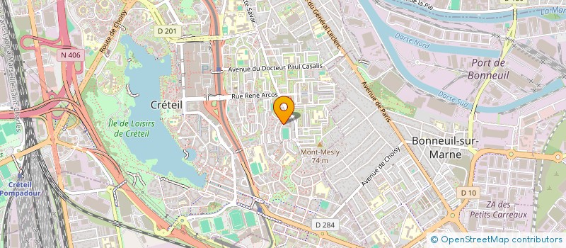 localisation de l'entreprise MONSIEUR SAHAROU MAREGA  CRETEIL