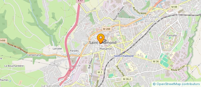 localisation de l'entreprise MONSIEUR SAHBAZ SEVIK à SAINT-CHAMOND