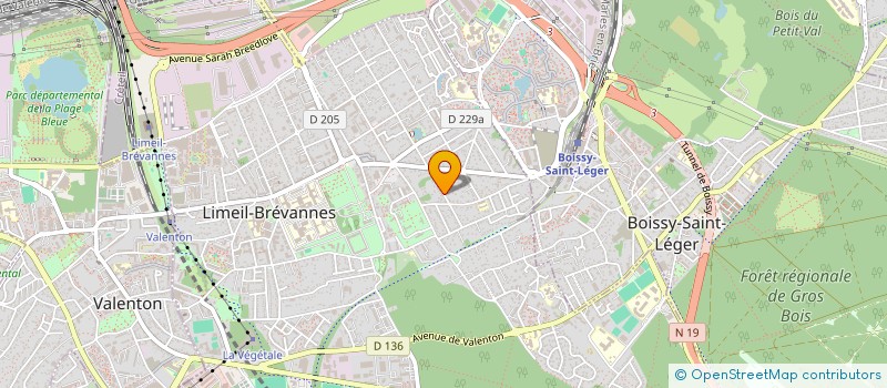 localisation de l'entreprise MONSIEUR SAHBDAD MOHAMMAD  LIMEIL-BREVANNES