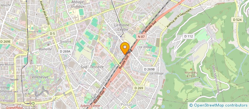 localisation de l'entreprise MONSIEUR SAHBI ABDELLATIF  SAINT-MARTIN-D'HERES