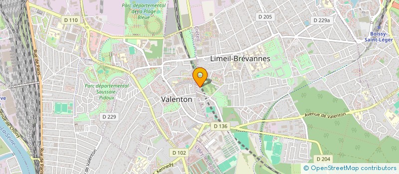 localisation de l'entreprise MONSIEUR SAHBI BAALOUCH  LIMEIL-BREVANNES