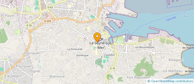 localisation de l'entreprise MONSIEUR SAHBI BEN AHMED à LA SEYNE-SUR-MER