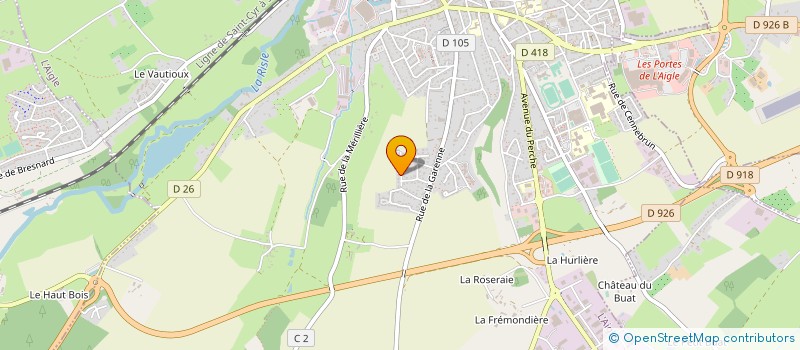 localisation de l'entreprise MONSIEUR SAHBI CHERIF à L'AIGLE