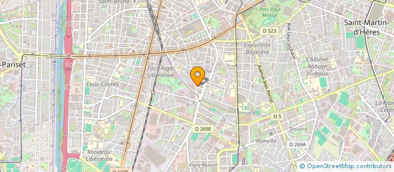 localisation de l'entreprise MONSIEUR SAHBI GUEDADA  GRENOBLE