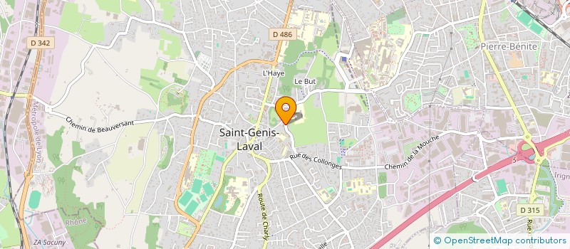 localisation de l'entreprise MONSIEUR SAHBI SEDDIK  SAINT-GENIS-LAVAL