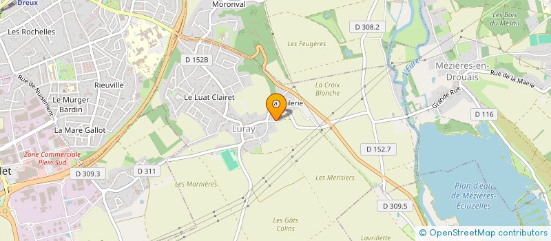 localisation de l'entreprise MONSIEUR SAHBY ZERAMDINI  LURAY