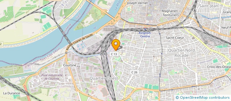 localisation de l'entreprise MONSIEUR SAHEL BENNAFLA  AVIGNON