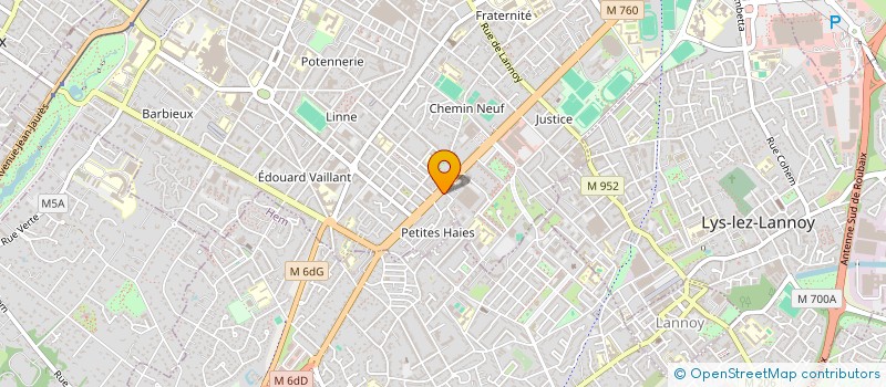 localisation de l'entreprise MONSIEUR SAHER MHERI  ROUBAIX