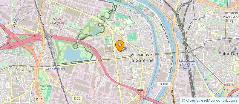 localisation de l'entreprise MONSIEUR SAHER SALIB à VILLENEUVE-LA-GARENNE