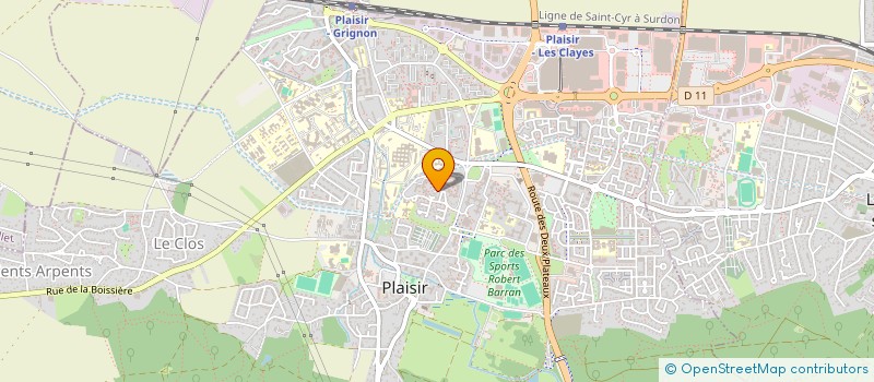 localisation de l'entreprise MONSIEUR SAHI FRANCK MUHAMMAD GBADIA  PLAISIR