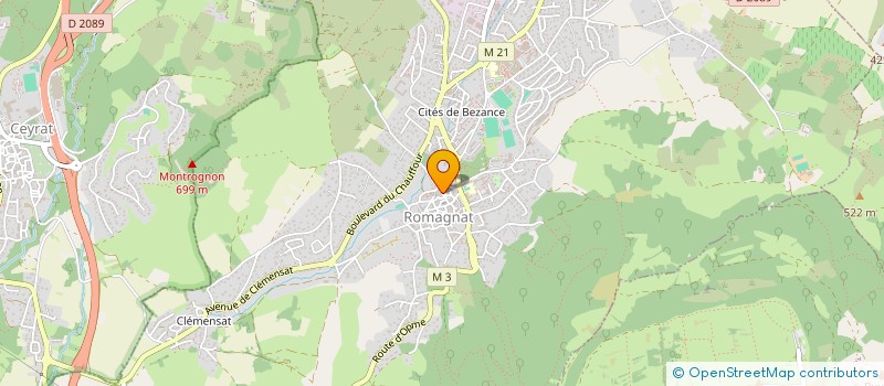 localisation de l'entreprise MONSIEUR SAHIB RASHID MOHAMMED  CLERMONT-FERRAND