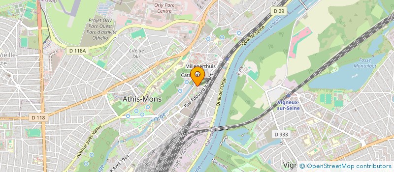 localisation de l'entreprise MONSIEUR SAHID DUMBUYA  ATHIS-MONS