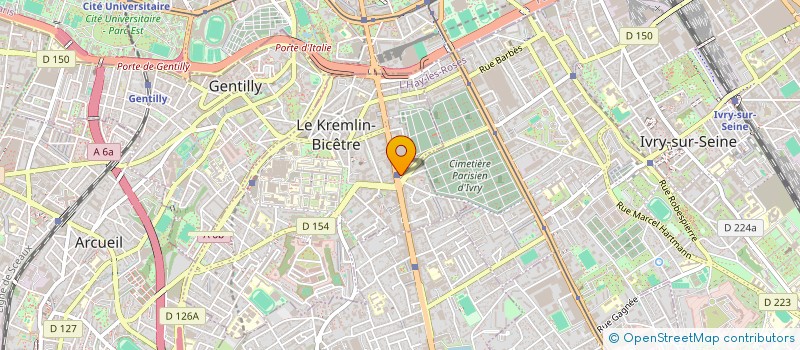 localisation de l'entreprise MONSIEUR SAHID HUSEN SAIYAD  LE KREMLIN-BICETRE