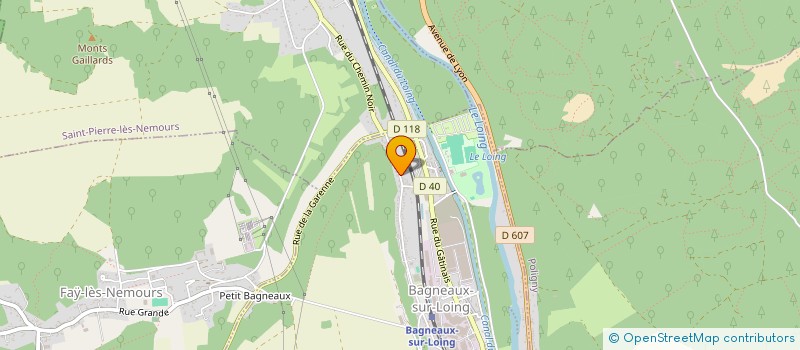 localisation de l'entreprise MONSIEUR SAHIDI DOUCOURE  BAGNEAUX-SUR-LOING