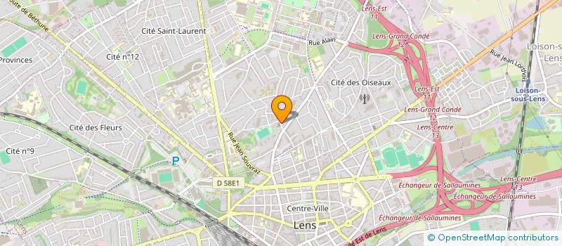 localisation de l'entreprise MONSIEUR SAHIL HADIR  LENS